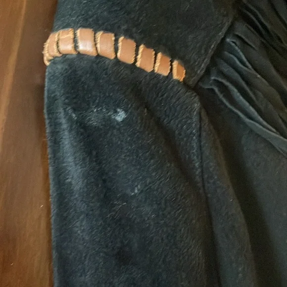 Women’s size 10 vintage black Scully Fringe Leather western equestrian Jacket - Picture 16 of 16